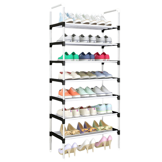 8 Tier Tall Shoe Shelf for Closet